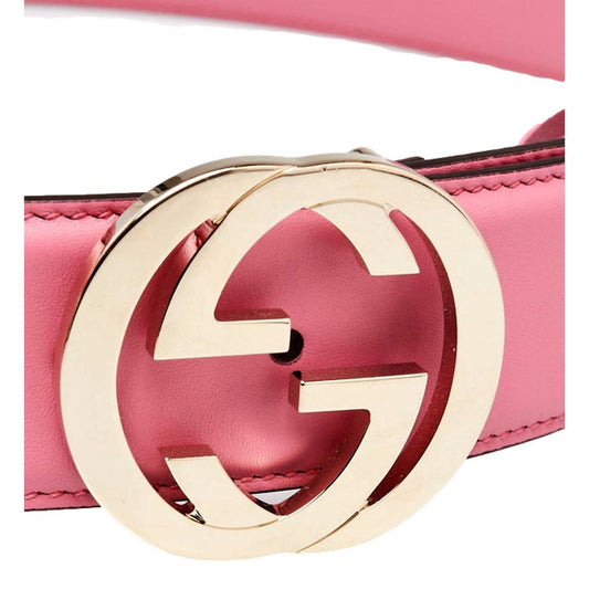 Gucci - Women's Marmont Interlocking Gg Buckle Leather Belt
