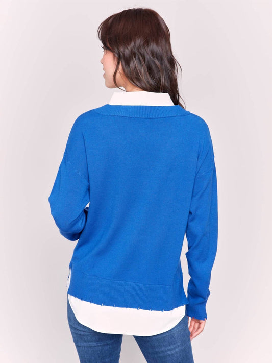 Charlie B - Carolina Collar Sweater Top