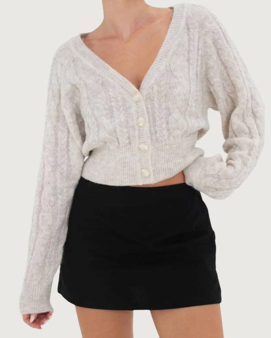 Rumored - Frenchie Button Front Cardigan