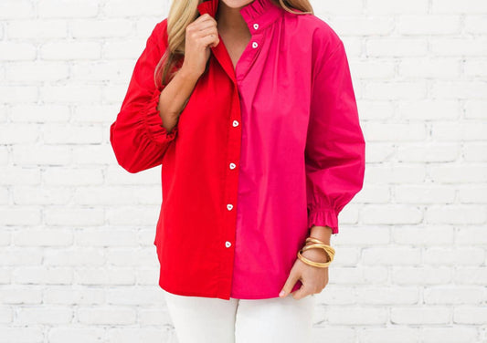 Caryn Lawn - Kelsey Button Down Top