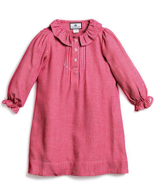 Petite Plume - Girls' Gingham Nightgown