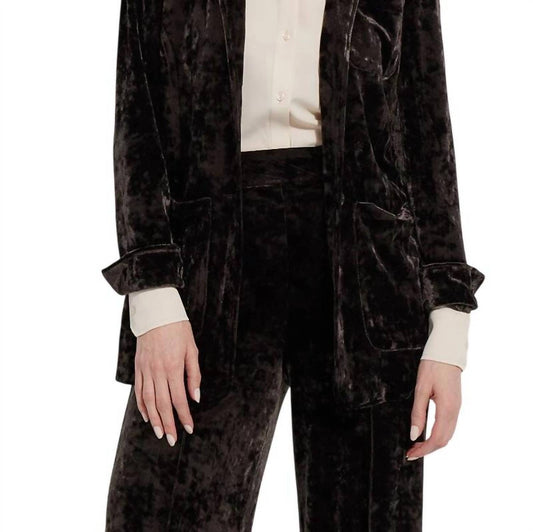Lysse - Shay Crushed Velvet Suit Blazer