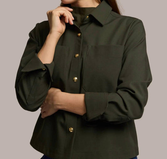 Hinson Wu - Astrid Long Sleeve Traveler's Twill Shirt Jacket