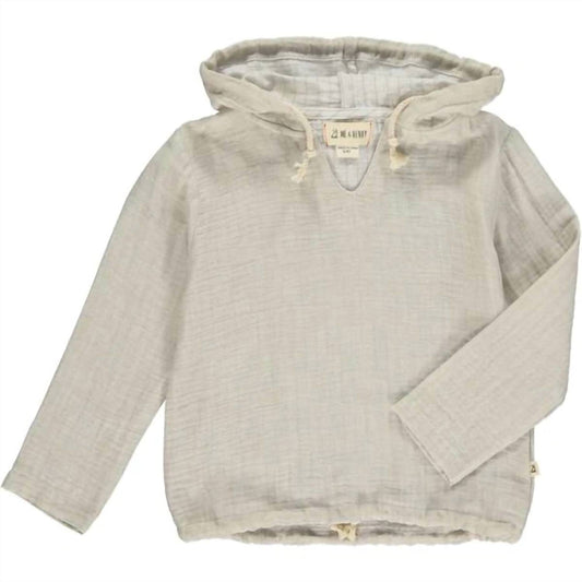 Me & Henry - Boy's St Ives Gauze Hooded Top