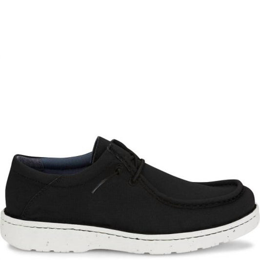 Justin - Men's Mocc Toe Hazer Black Textile