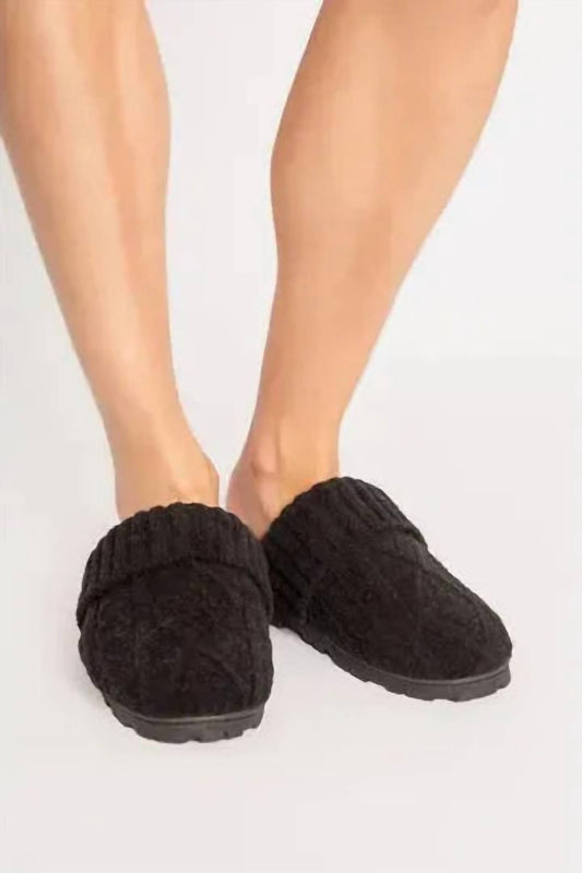Pj Salvage - Women's Cable Knit Slides