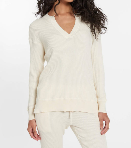 Leimere - Cabo Split Neck Top