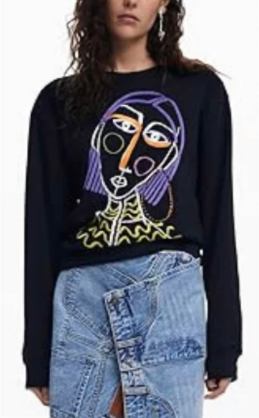 Desigual - Face Sweatshirt