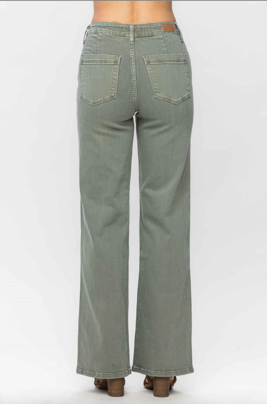 Judy Blue - Front Seam Straight Fit Jeans