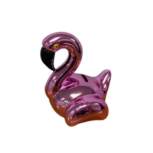 Creative Gifts International - Ceramic Flamingo Bank