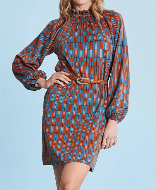 Tyler Boe - Pammie Mock Neck Mini Dress