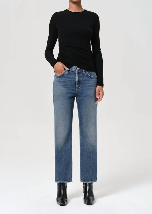 Agolde - Valen Mid Rise Vintage Straight Jeans