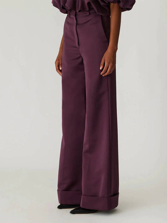 Rebecca Taylor - Sateen Wide Leg Pants