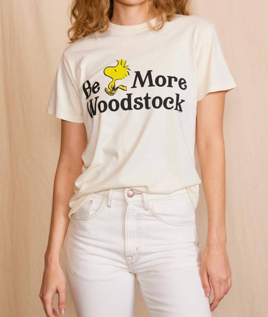 People Of Leisure - Peanuts Be More Woodstock Short Sleeve Tee