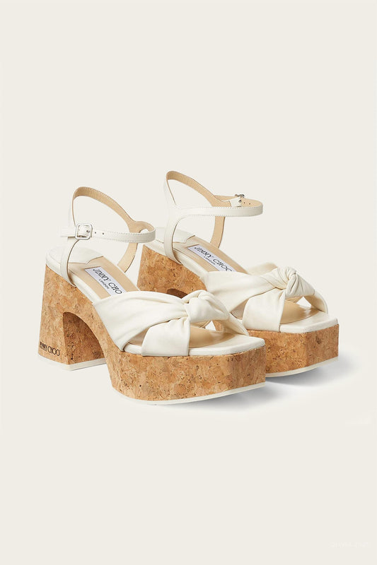 Jimmy Choo - Women's Heloise Wedge 95 Platform Sandals
