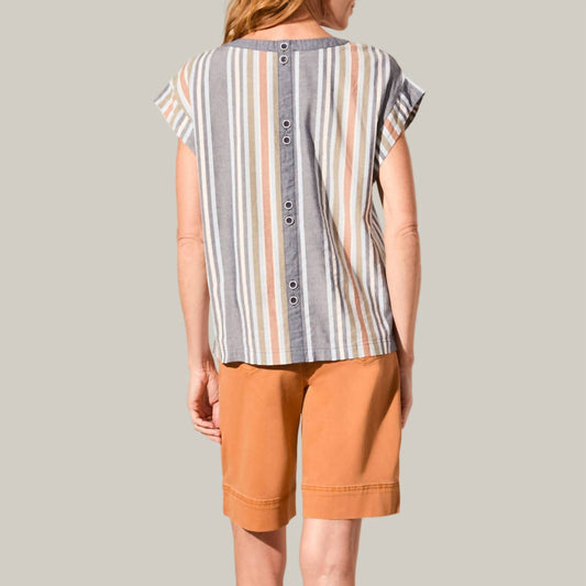 Tribal - Drop Shoulder Gusset Sleeve Blouse