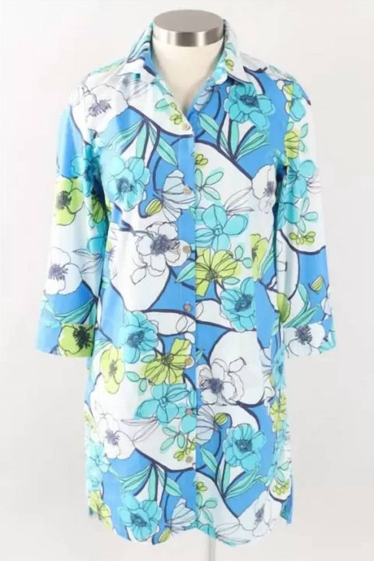 Escape By Habitat - Anywhere Dress Coastal Riviera Print