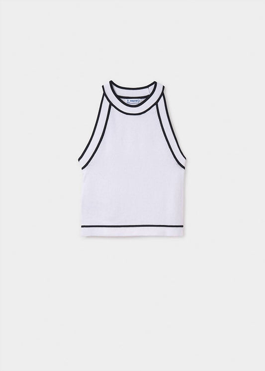 Mayoral - Girls' Knit Contrast Tank