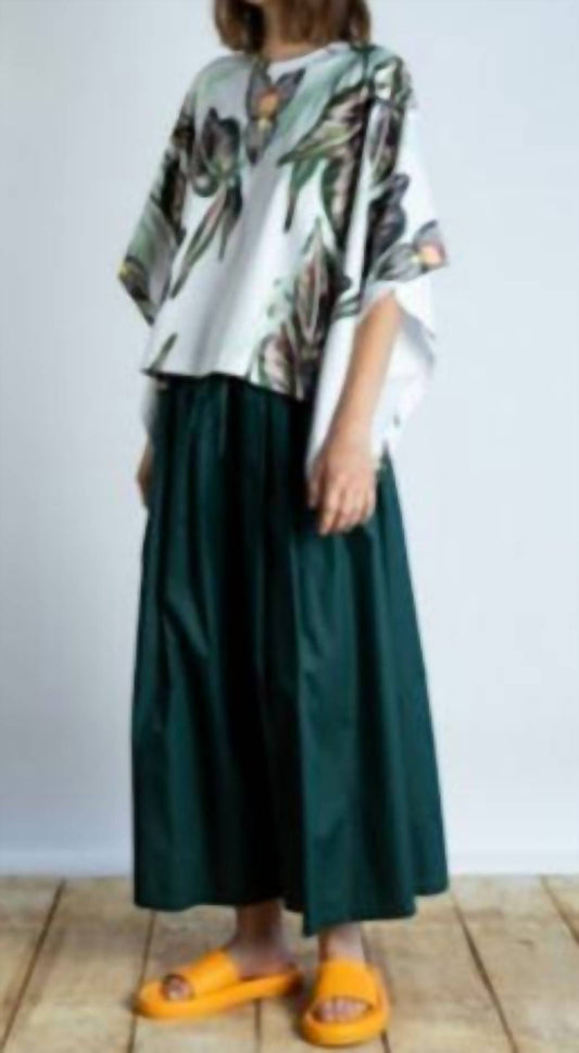 Psophia - Palazzo Cotton Poplin Pants