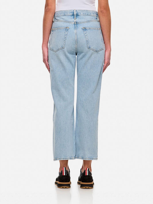 Frame - Le Jane Crop High Rise Straight Jeans