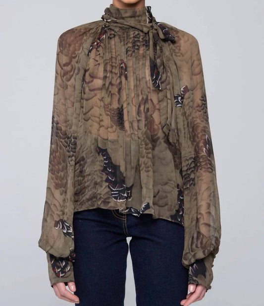 Ronny Kobo - Zenia Sheer Chiffon Top