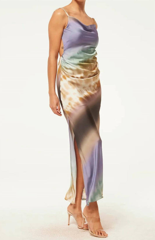 Misa Los Angeles - Livia Satin Cowl Dress