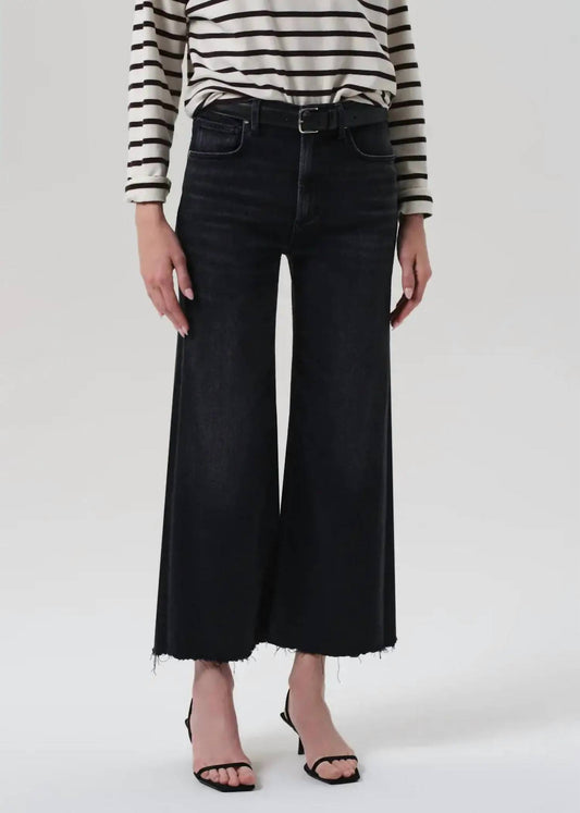 Citizens Of Humanity - Lyra Wide Leg Crop Raw Hem Pant