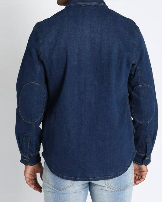 Jachs New York - Stretch Flannel Lined Denim Jacket