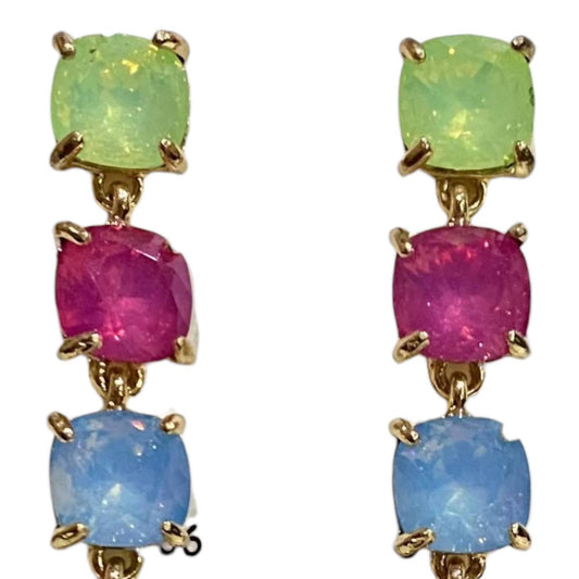 Posh - Women's Rhinestone Drop Earrings