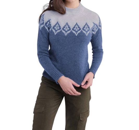 Alashan Cashmere - Mockneck Diamond Peak Sweater