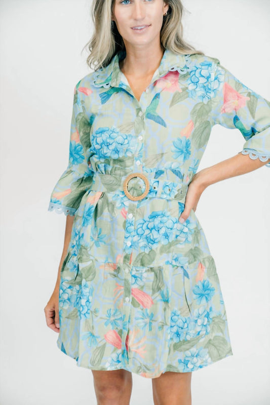 Marigold - Darcy Lotus Mini Dress