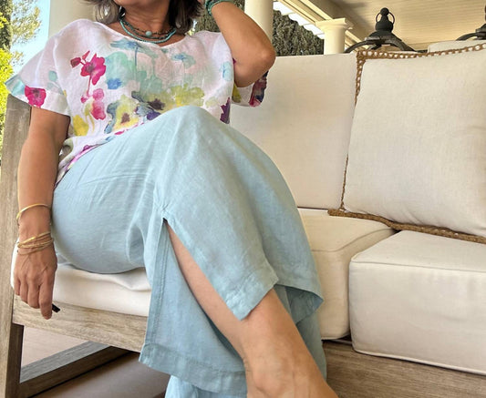 Gigi Moda - Flo Linen Capri Pants