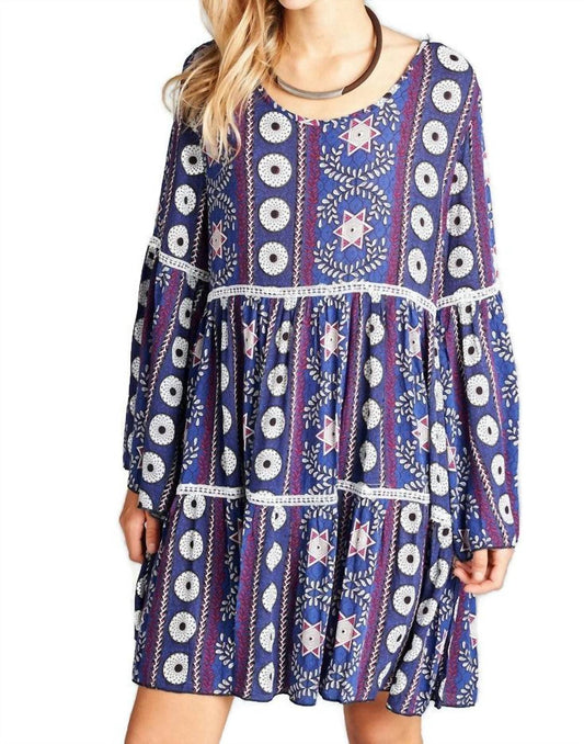 Velzera - Crochet Bell Sleeve Mini Dress