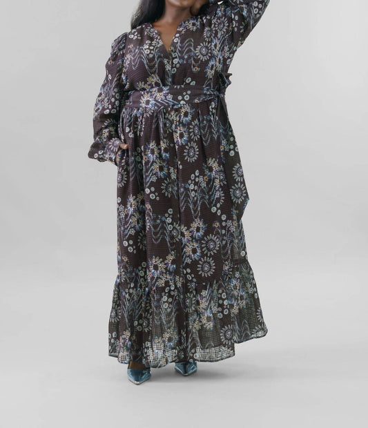 Marie Oliver - Hannon Long Sleeve Maxi Dress - Plus