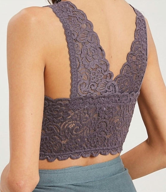Wishlist - Comfy Scalloped Edge Padded Bralette