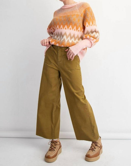 Easel - Time To Start Again Twill Stretch Pants