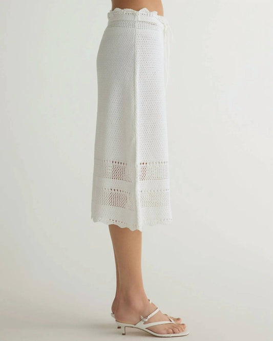 Bella Dahl - Crochet Midi Skirt