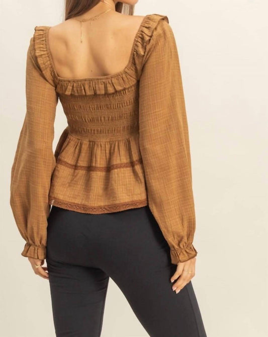 Hyfve - Touch Of Romance Smocked Top