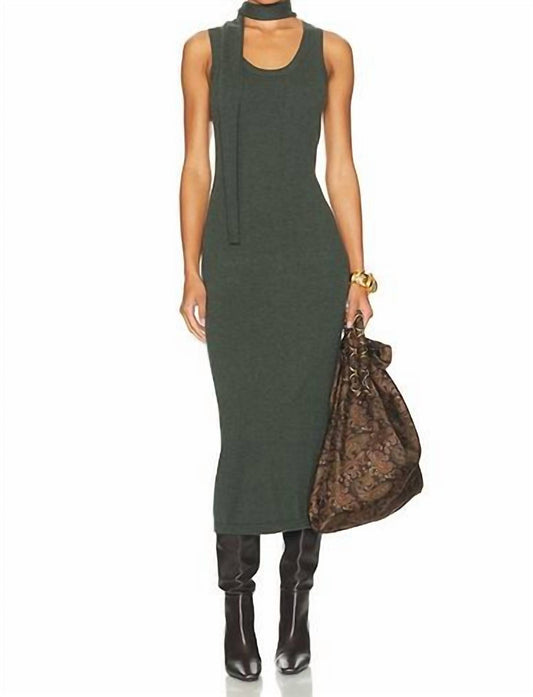 Matthew Bruch - Women's Scarf Tank Midi Dress