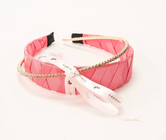 Violet & Brooks - Women's Satin & Crystal Headband