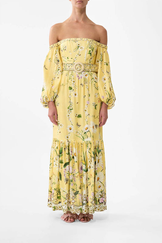 Camilla - Puff Sleeve Corset Dress