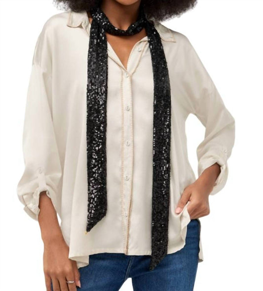 Johnny Was - Women's Sheri Sequin Skinny Scarf