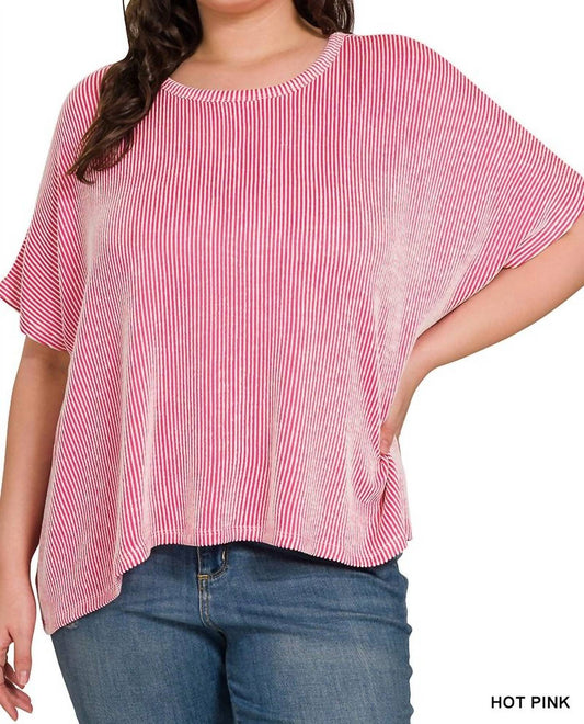 Zenana - Olivia Ribbed Top