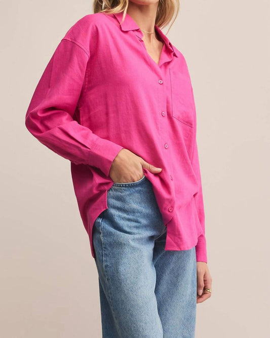 Z Supply - Alfie Linen Button Up Island Shirt