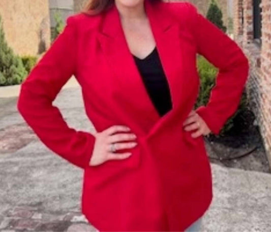 Fate - Lipstick Linen Jacket