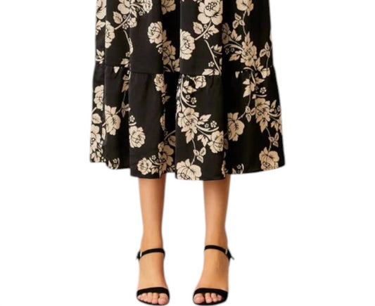 Polagram - Winter-garden Satin Maxi Skirt