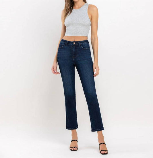 Vervet By Flying Monkey - High Rise Ankle Slim Straight Jeans