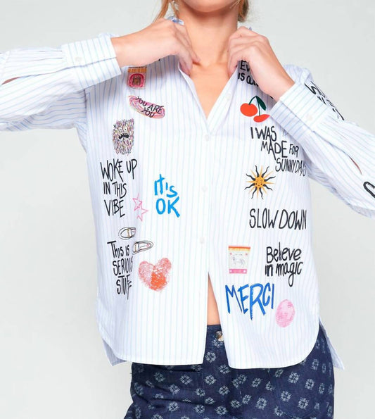 Vilagallo - Graffiti Button Down Shirt