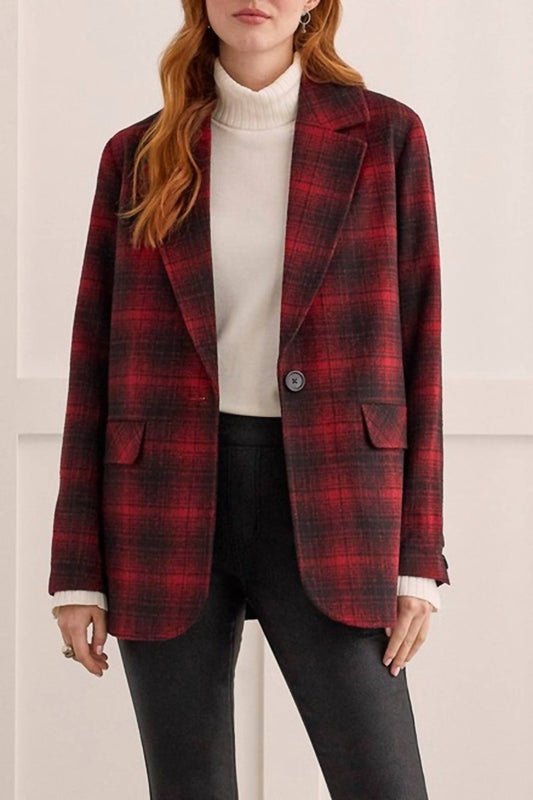 Tribal - Plaid Blazer