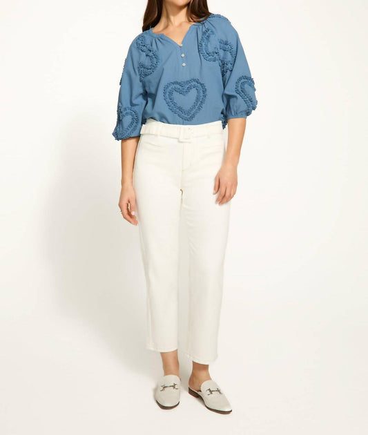 Fdj - Suzanne Straight Crop Denim Pants